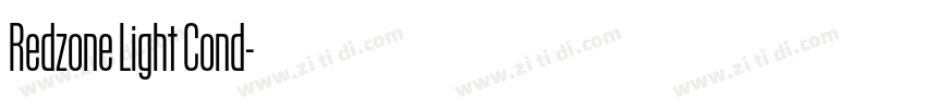 Redzone Light Cond字体转换 Redzone Light Cond字体转换